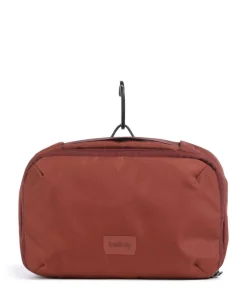 Kulturbeutel rotbraun 25 cm