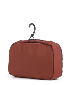 Kulturbeutel rotbraun 25 cm