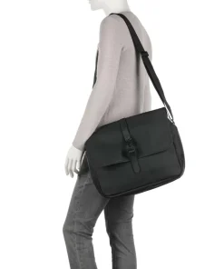 Kuriertasche 16″ Polyurethane, Polyester schwarz