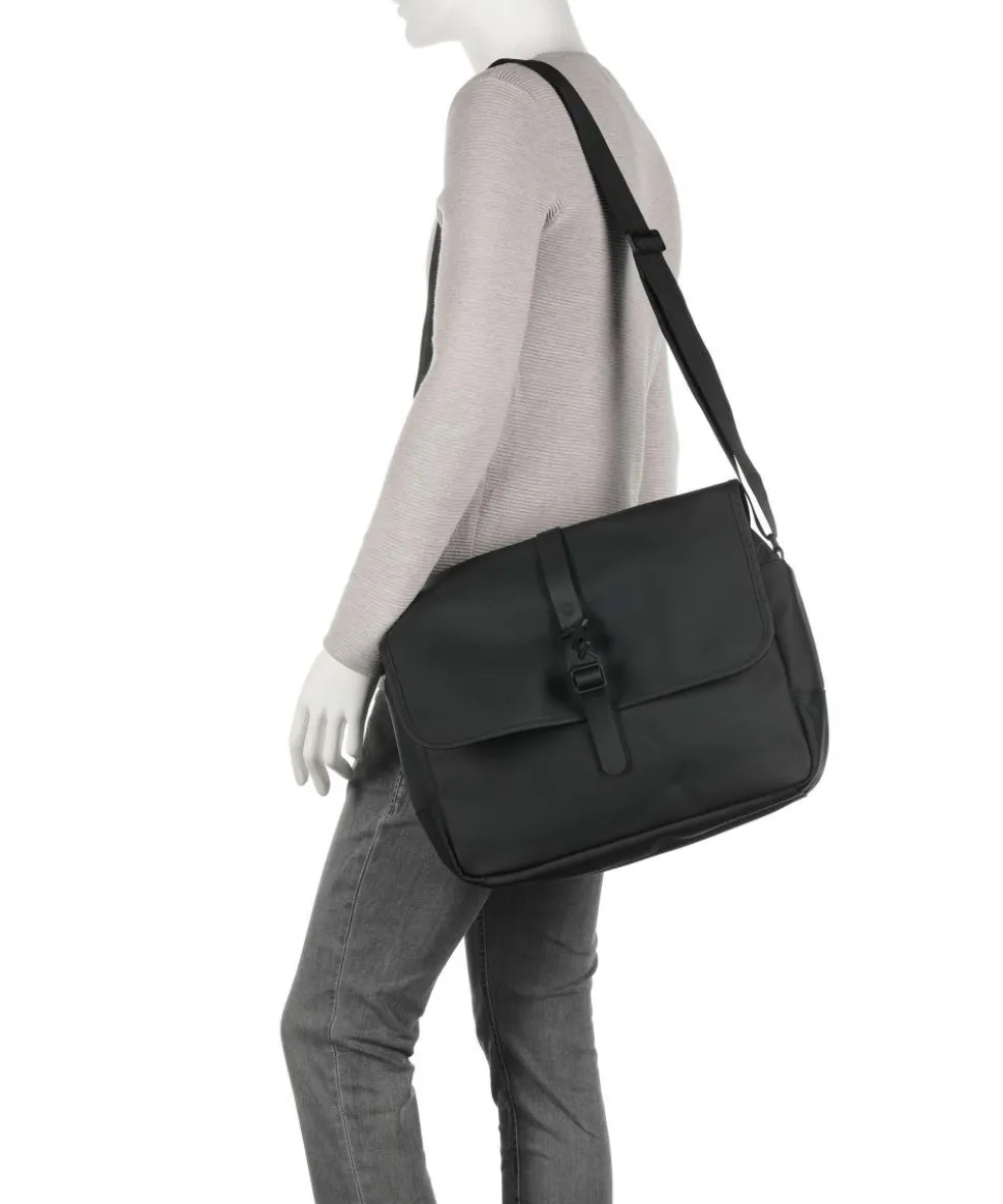 Kuriertasche 16″ Polyurethane, Polyester schwarz