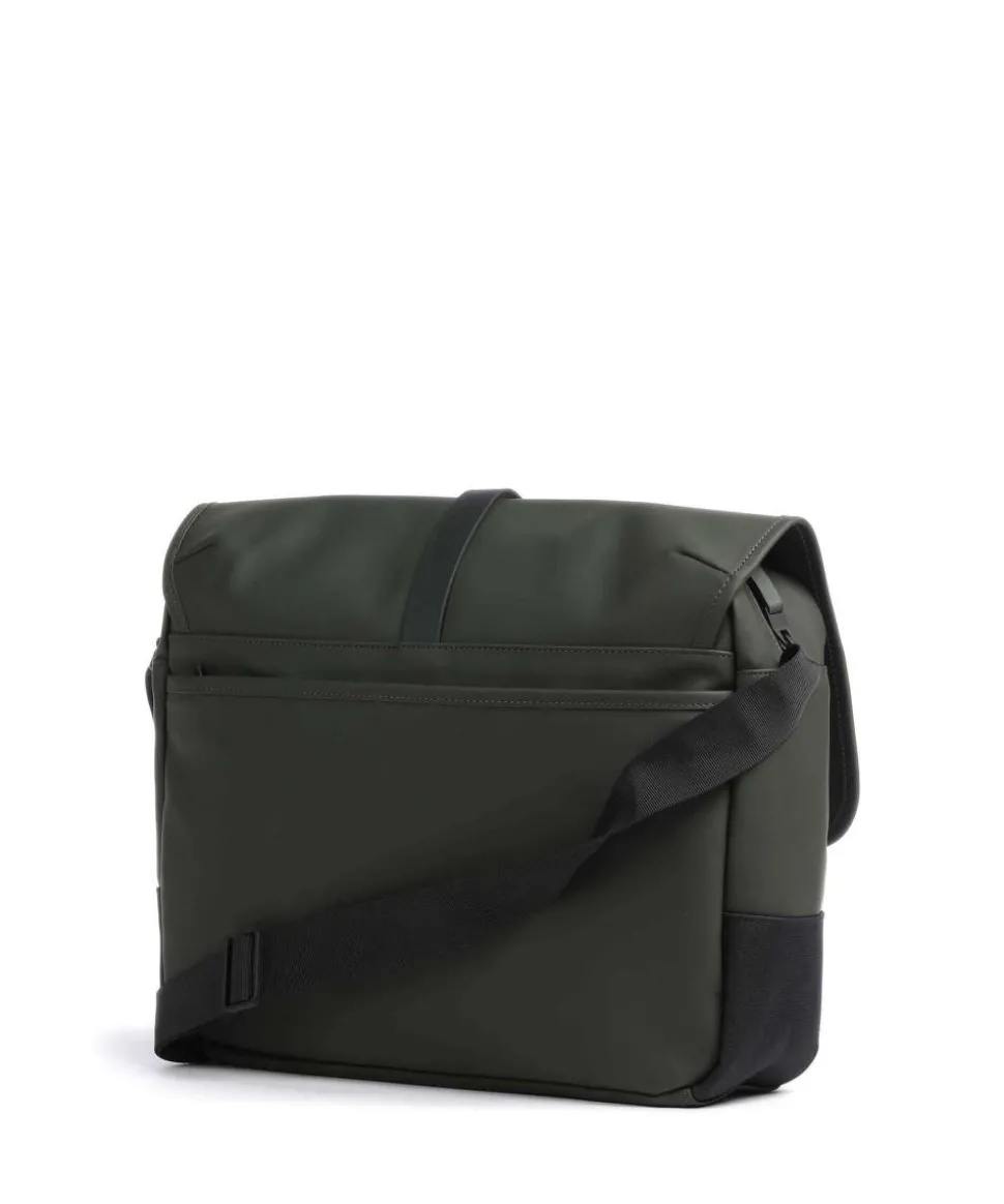 Kuriertasche 16″ Polyurethane, Polyester dunkelgrün
