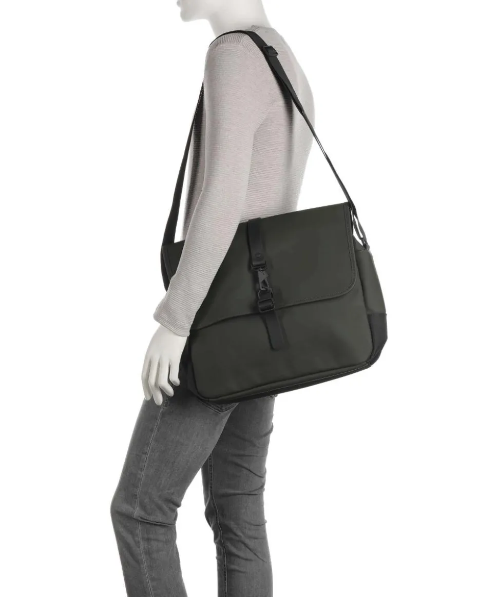 Kuriertasche 16″ Polyurethane, Polyester dunkelgrün