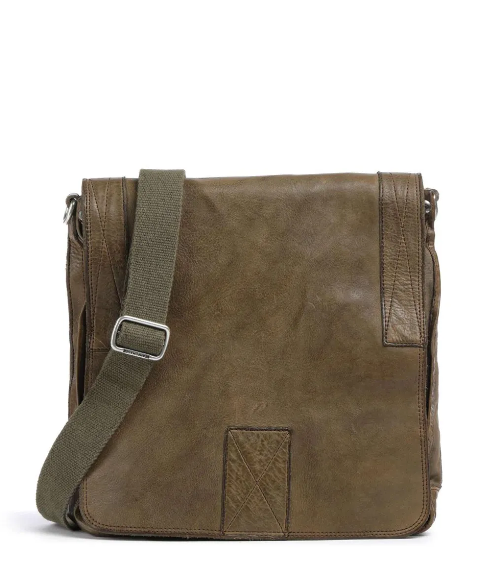 Kuriertasche Rindsleder khaki