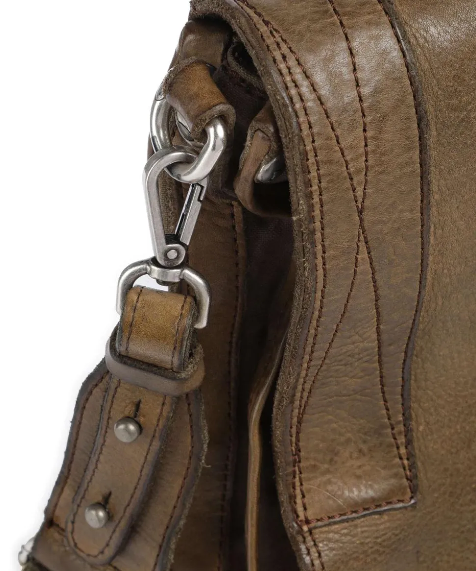 Kuriertasche Rindsleder khaki