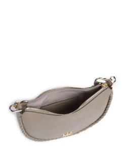 Kyla Small Schultertasche fein genarbtes Rindsleder taupe