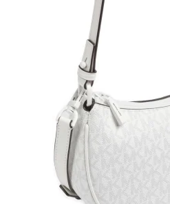 Kyla Small Schultertasche Lederimitat weiß