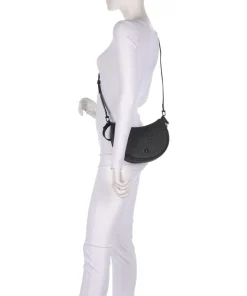 Kyla Small Schultertasche Lederimitat schwarz