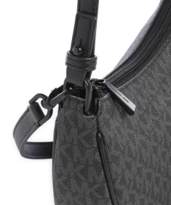 Kyla Small Schultertasche Lederimitat schwarz