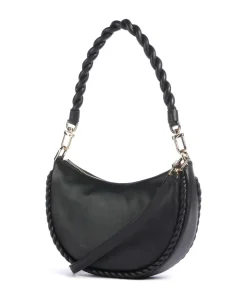 Kyla Small Schultertasche fein genarbtes Rindsleder schwarz