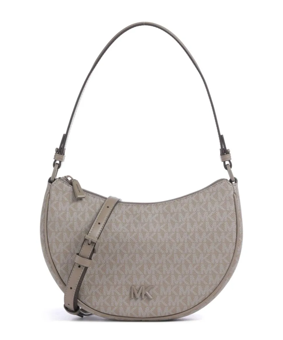 Kyla Small Schultertasche Lederimitat taupe