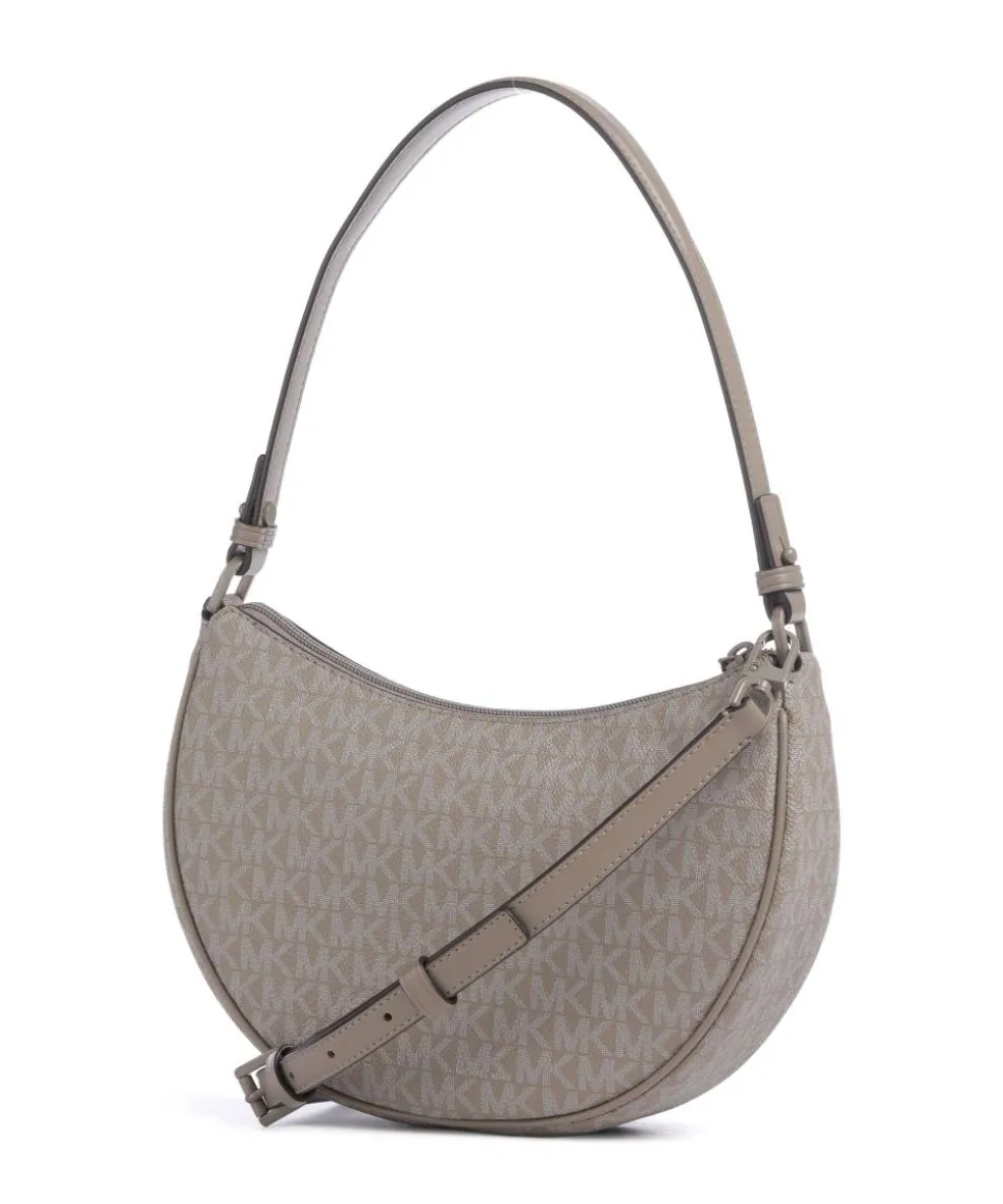 Kyla Small Schultertasche Lederimitat taupe