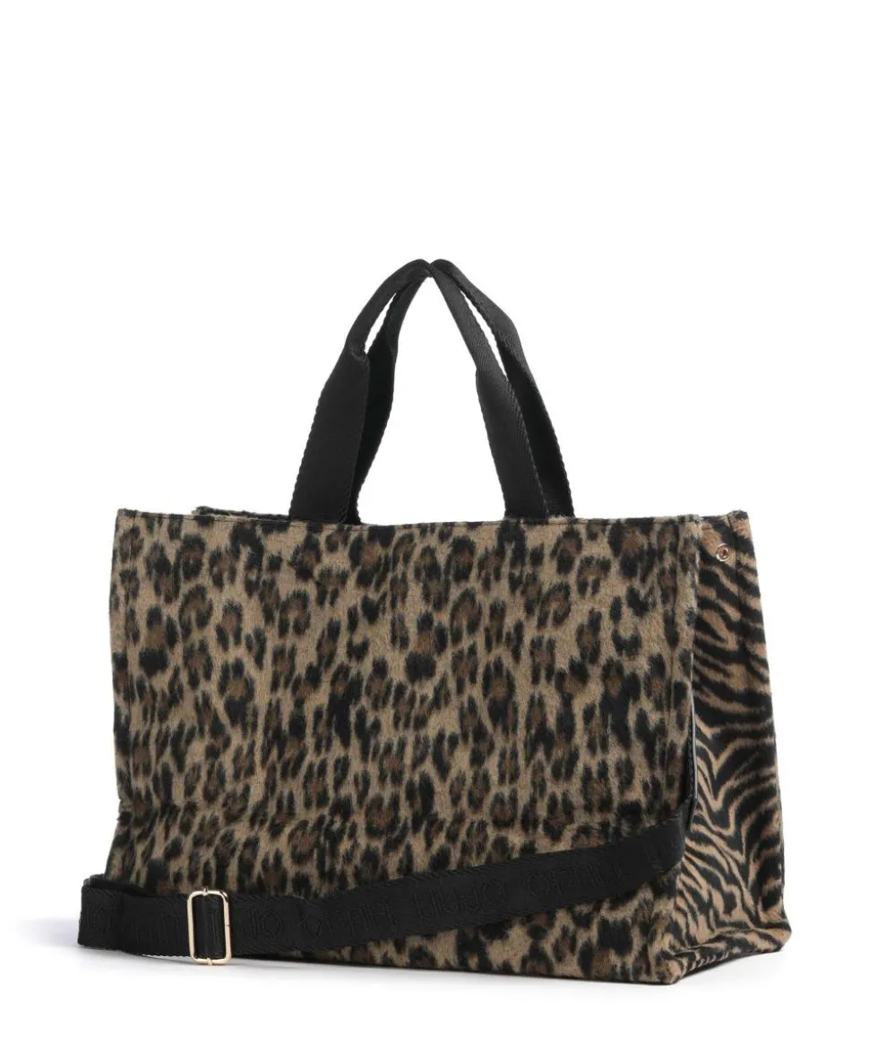 L Handtasche Polyester braun