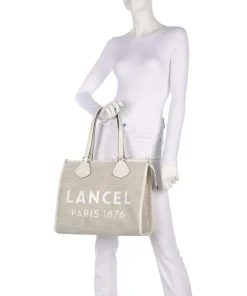 L Shopper Canvas elfenbein