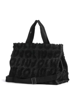 L Shopper Textil schwarz