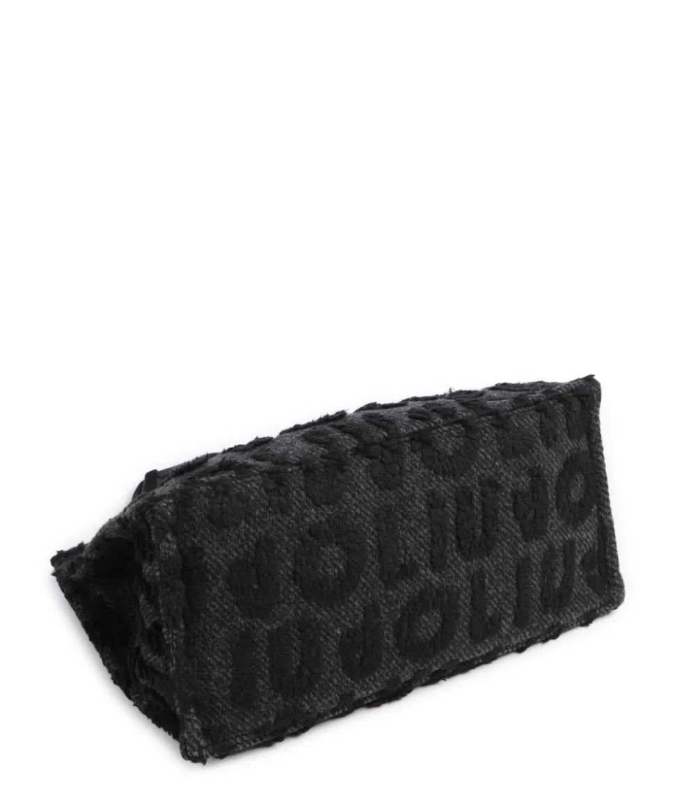 L Shopper Textil schwarz