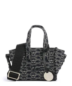 La Gio Umhängetasche Canvas blau/beige