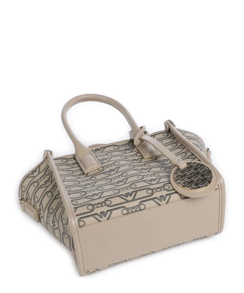 La Gio Umhängetasche Lederimitat beige