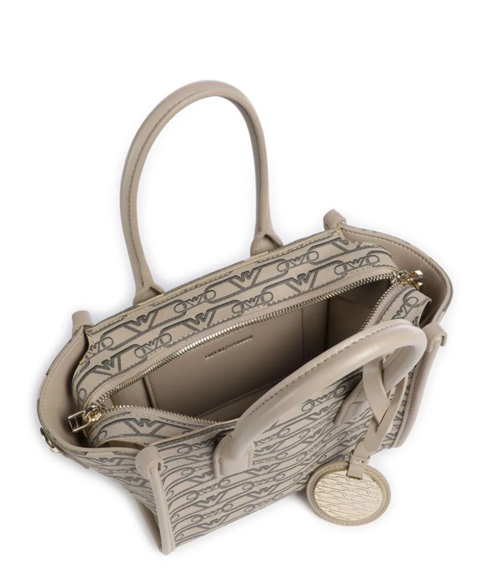 La Gio Umhängetasche Lederimitat beige