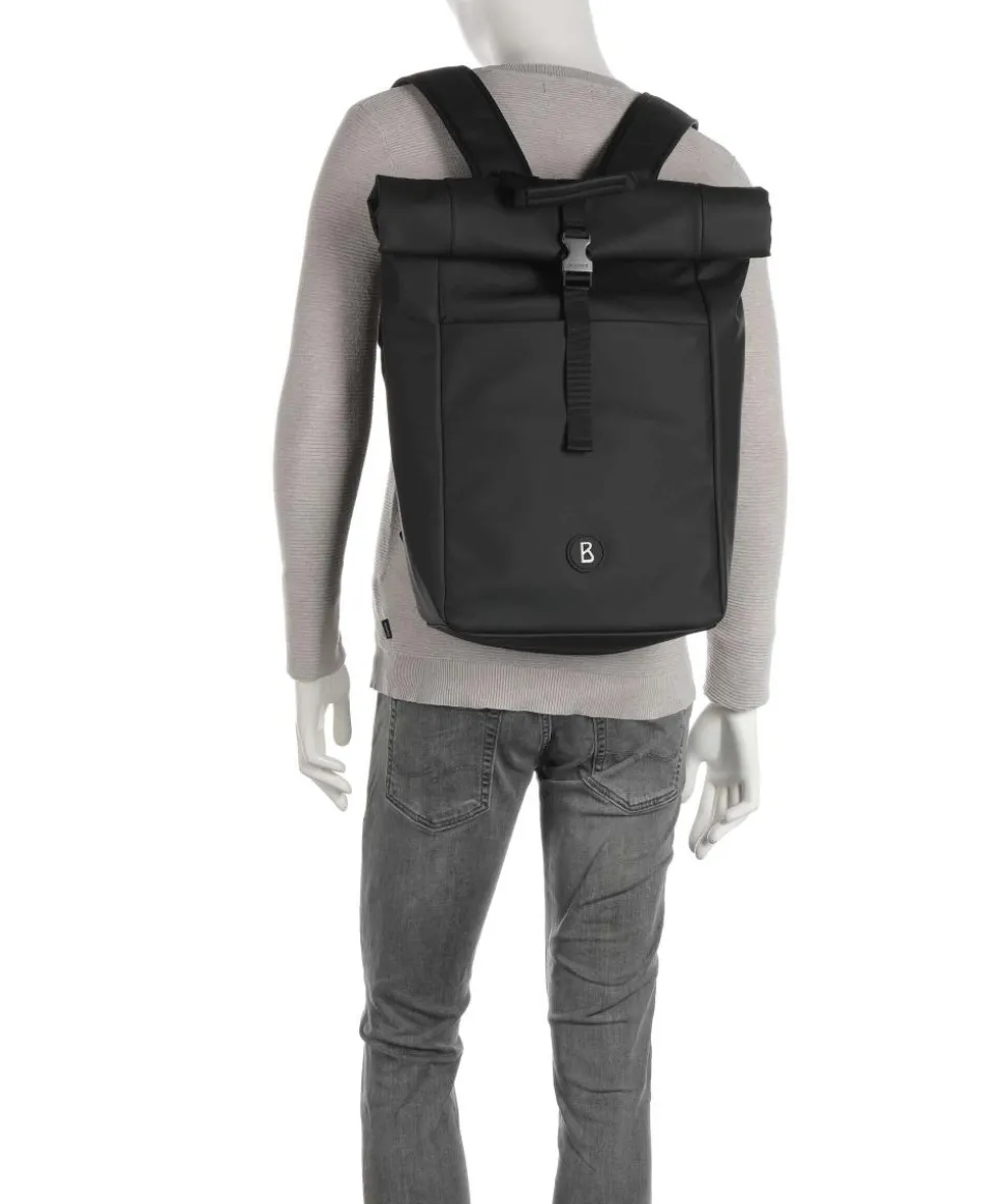 La Prava Leon Rolltop Rucksack 14″ Polyurethane schwarz