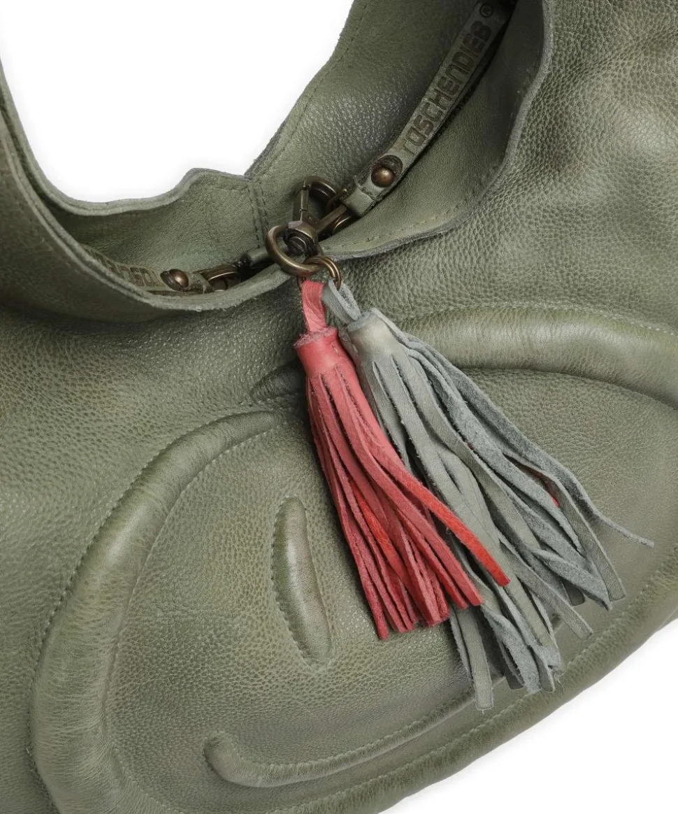 Lachnerstrasse 5 Shopper genarbtes Rindsleder grün