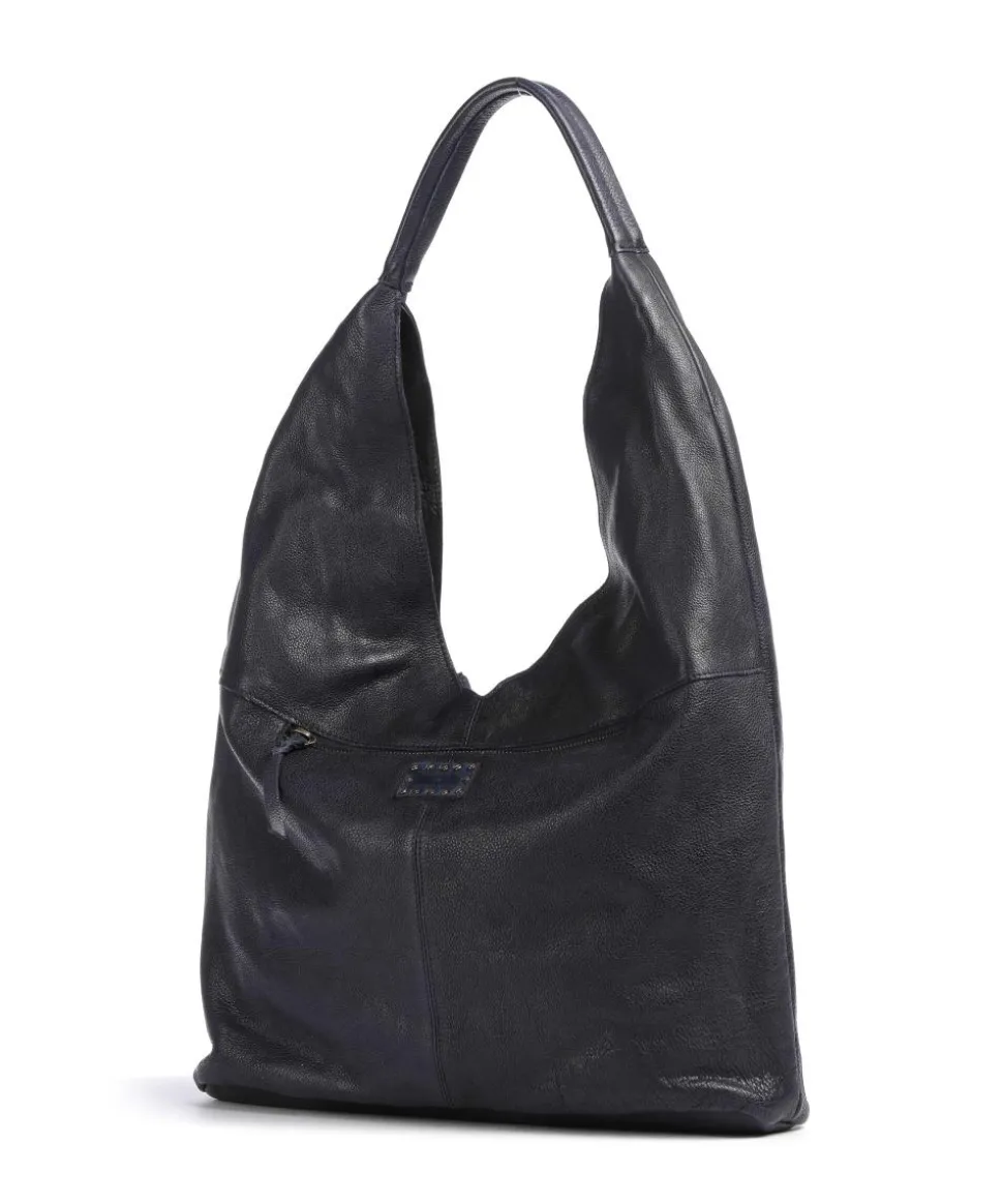 Lachnerstrasse 5 Shopper genarbtes Rindsleder navy