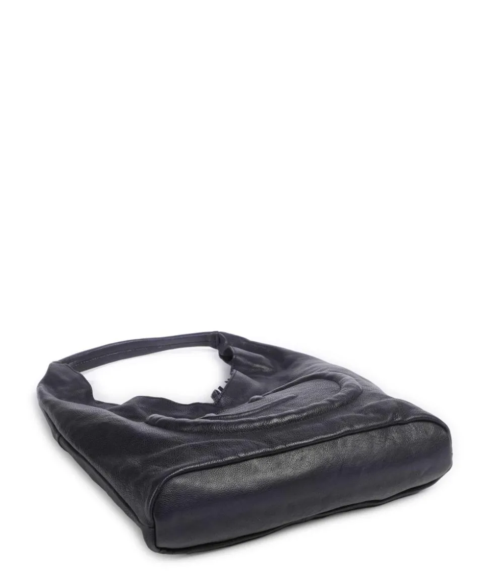 Lachnerstrasse 5 Shopper genarbtes Rindsleder navy