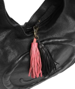 Lachnerstrasse 5 Shopper genarbtes Rindsleder schwarz