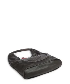 Lachnerstrasse 5 Shopper genarbtes Rindsleder dunkelgrün