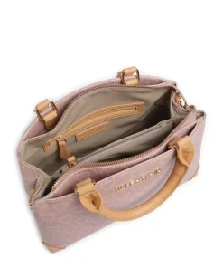 Lady Re Handtasche Lederimitat altrosa