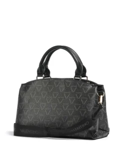 Lady Re Handtasche Lederimitat schwarz