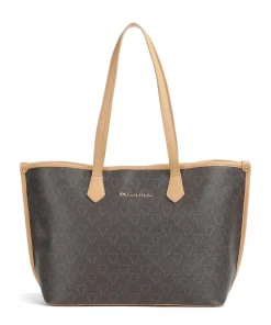 Lady Re Shopper Lederimitat dunkelbraun