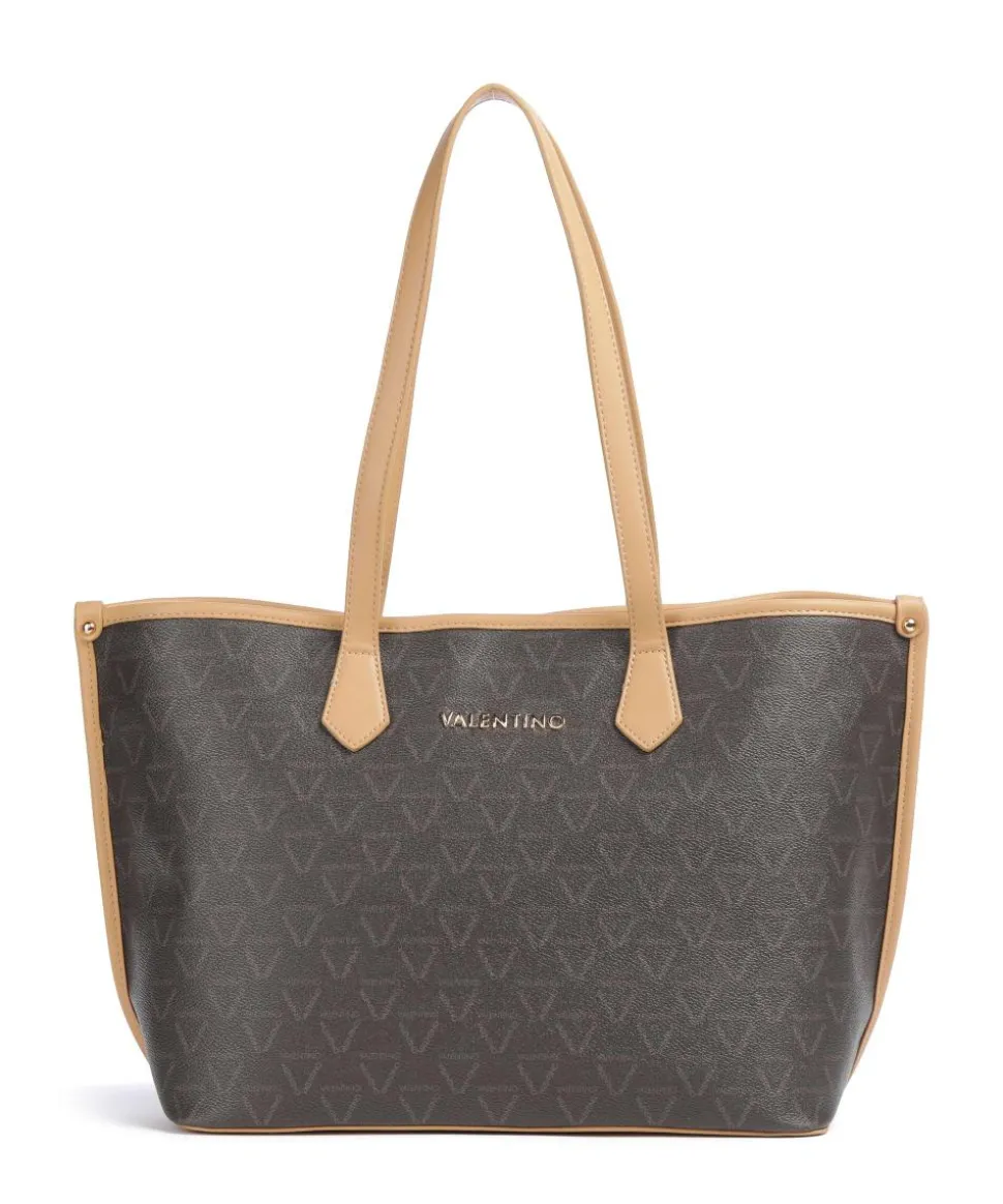 Lady Re Shopper Lederimitat dunkelbraun