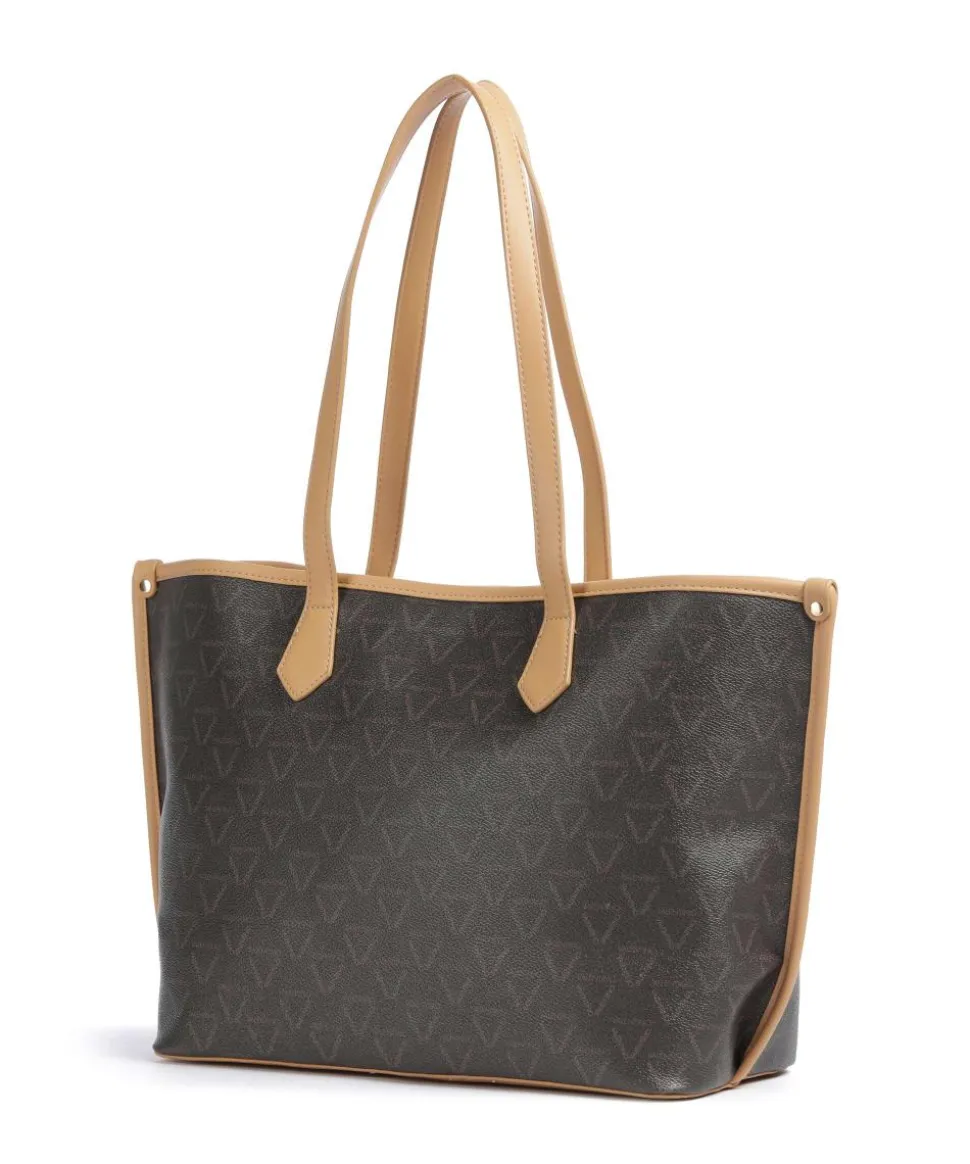 Lady Re Shopper Lederimitat dunkelbraun