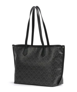 Lady Re Shopper Lederimitat schwarz