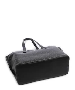 Lady Re Shopper Lederimitat schwarz