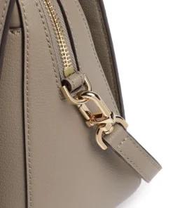 Laila Handtasche genarbtes Rindsleder taupe