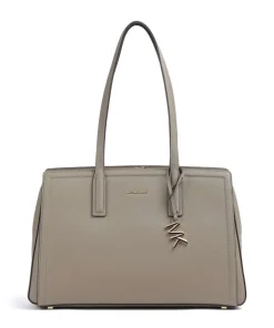 Laila Medium Shopper genarbtes Rindsleder taupe
