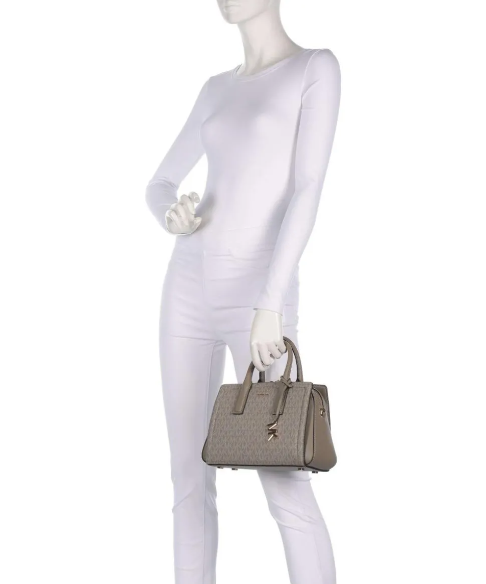 Laila Small Handtasche Lederimitat taupe