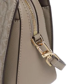 Laila Small Handtasche Lederimitat taupe