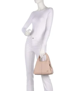 Lana 23 Handtasche genarbtes Leder elfenbein