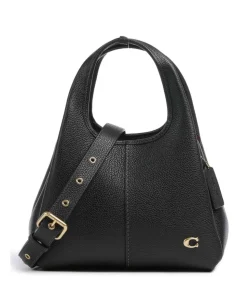 Lana 23 Handtasche genarbtes Leder schwarz
