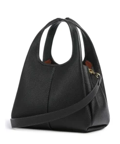 Lana 23 Handtasche genarbtes Leder schwarz