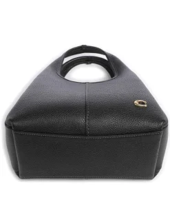 Lana 23 Handtasche genarbtes Leder schwarz