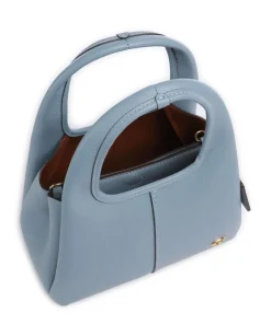 Lana 23 Handtasche genarbtes Leder hellblau