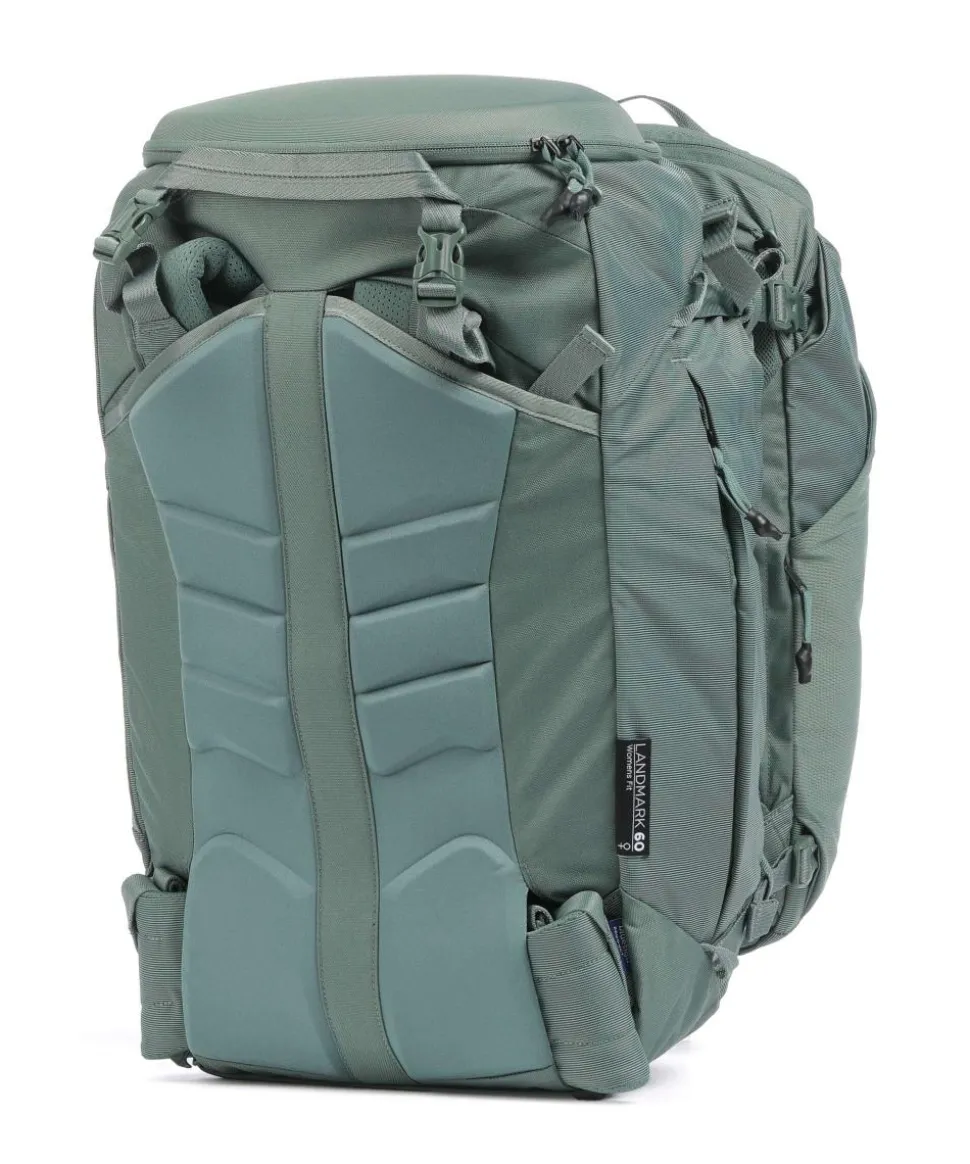 Landmark 60 W Reiserucksack recyceltes Polyester grün