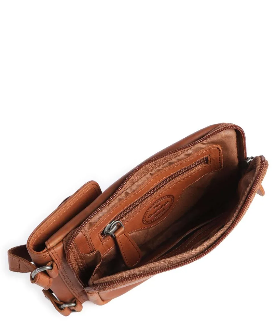 Langley Handytasche Pull-Up Rindsleder cognac