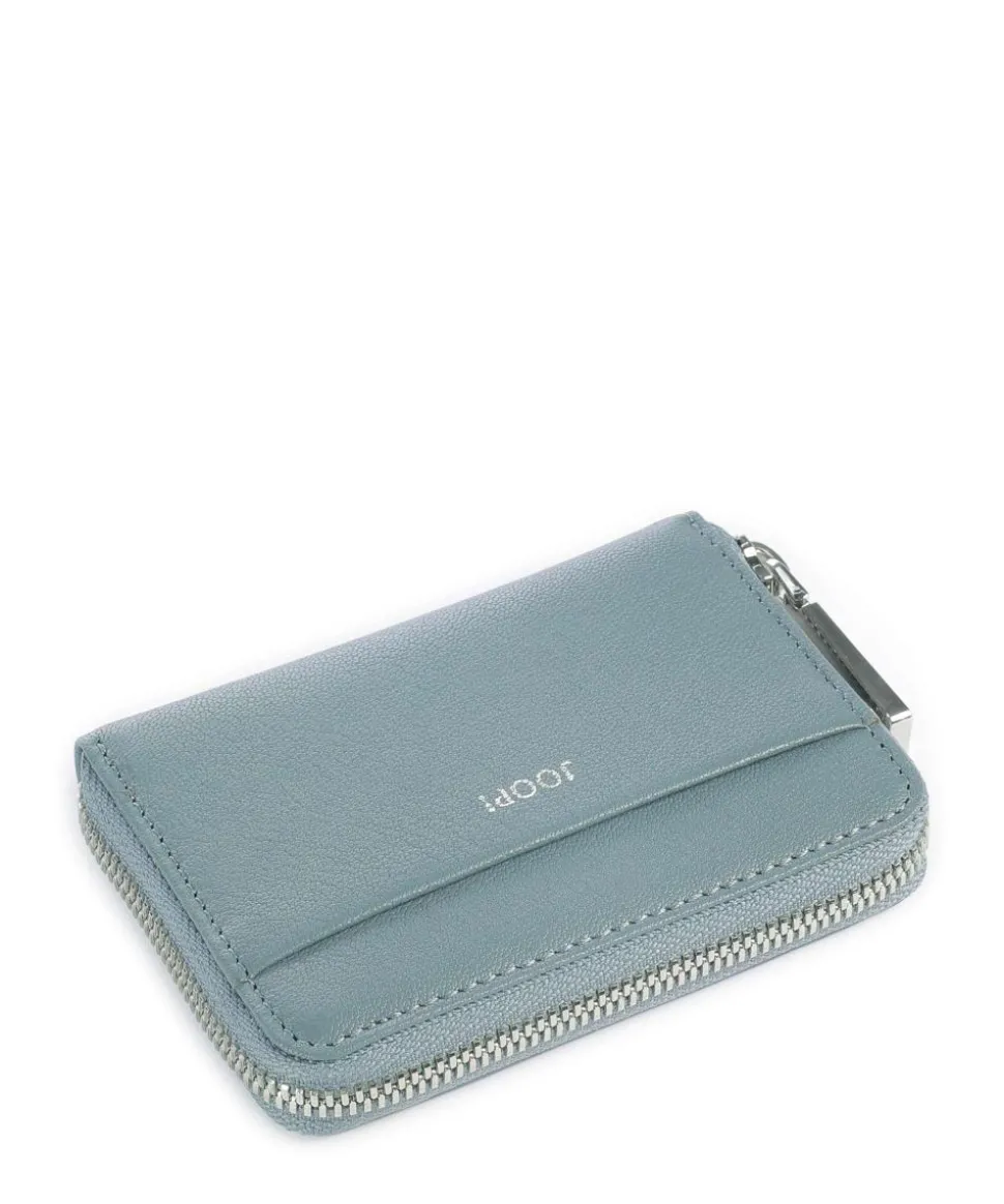 Lantea Aena Geldbörse genarbtes Ziegenleder petrol