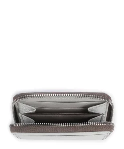 Lantea Aena Geldbörse genarbtes Ziegenleder silber