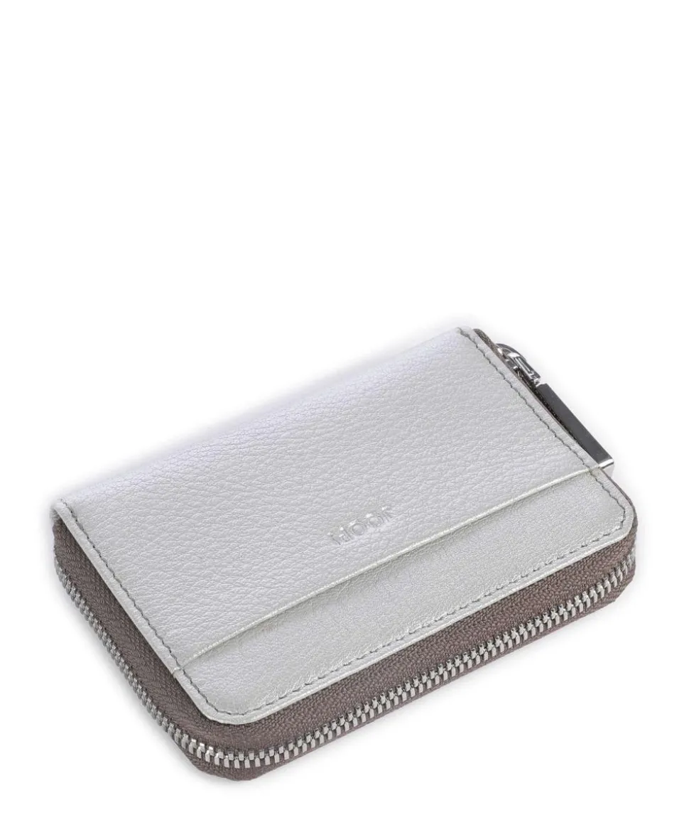 Lantea Aena Geldbörse genarbtes Ziegenleder silber