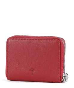Lantea Aena Geldbörse genarbtes Ziegenleder rot